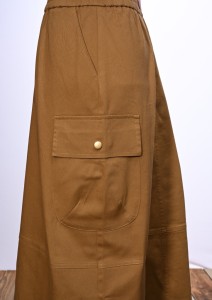 Onthego Cargo Pocket Brown Sugar Skirt